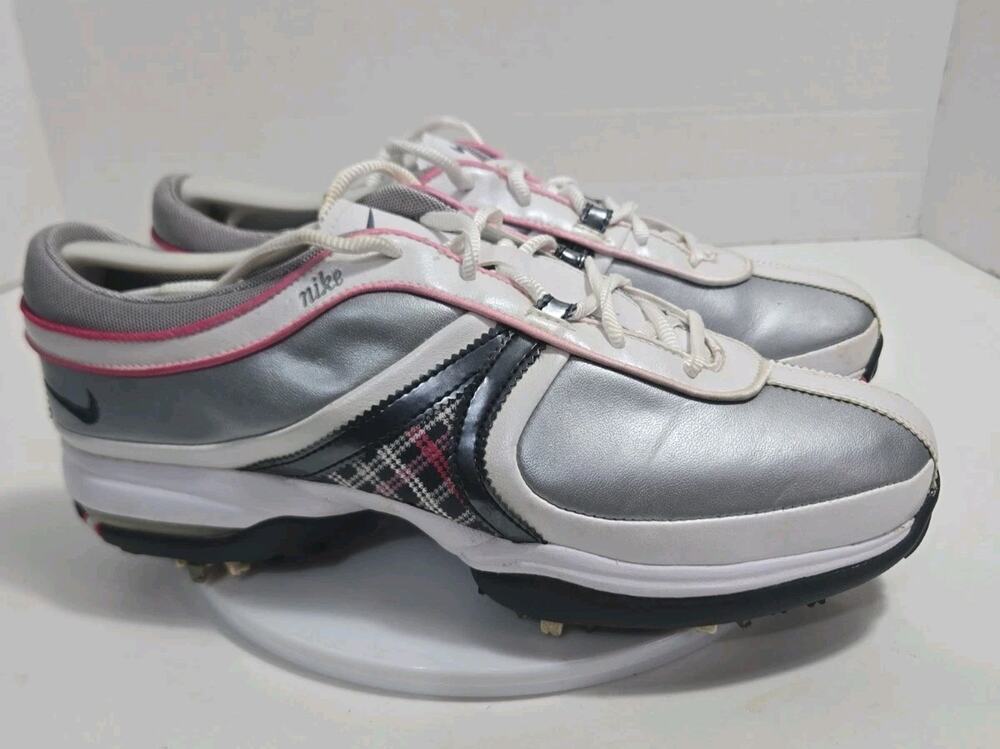 Nike Air Brassie Size 8.5 Women's 2007 Golf Shoes Gre/Pink 335946-001